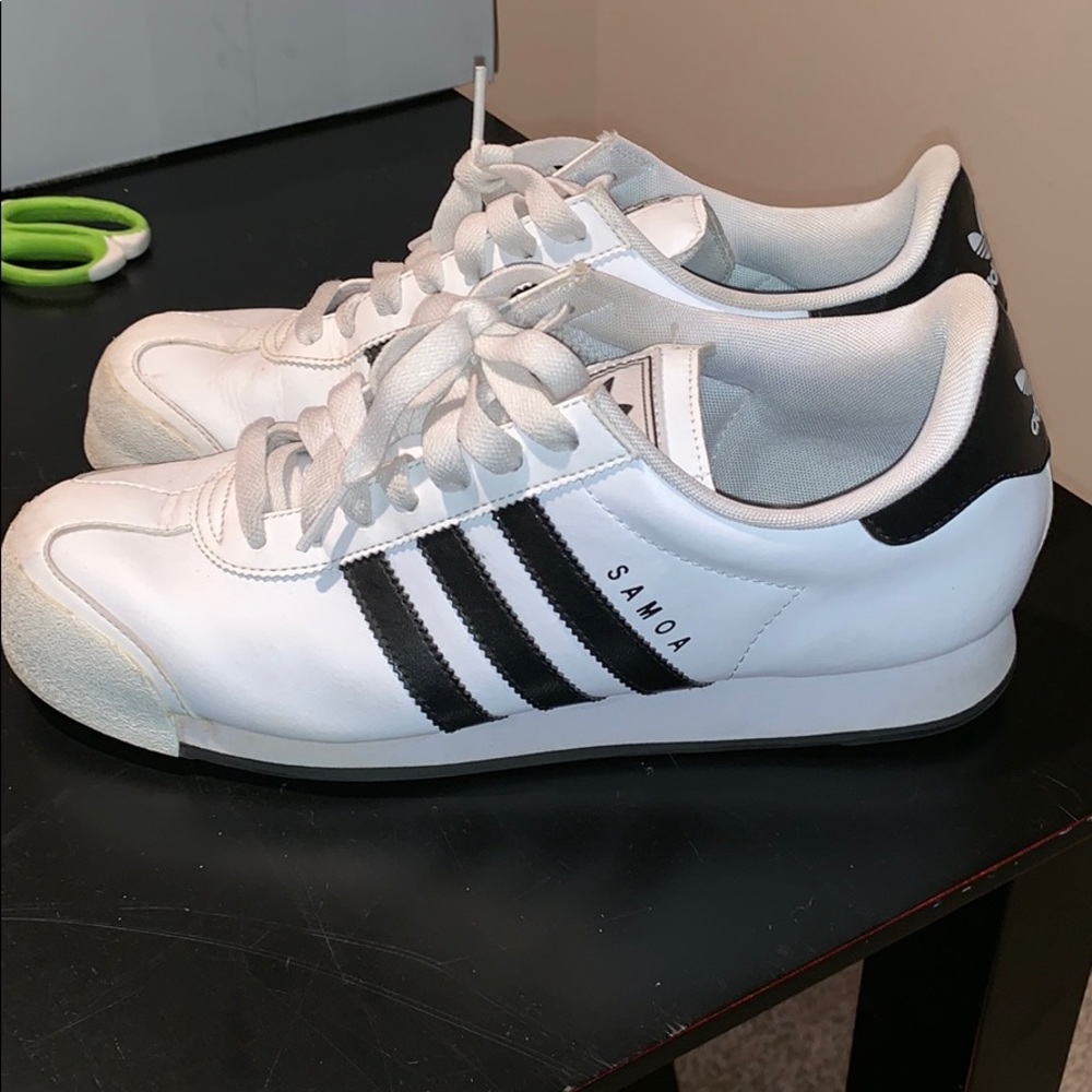 Adidas Samoa, white and black